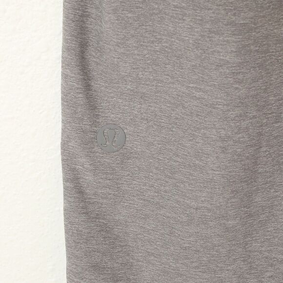 LULULEMON Drawstring Slim Fit Pant 8/10 Pockets Elastic Waist Gray EUC B55 - Picture 4 of 5